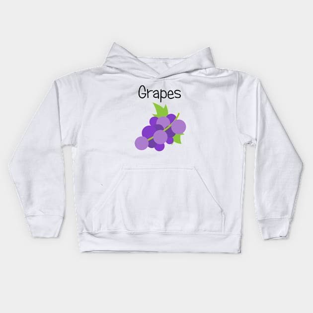 Grapes Kids Hoodie by EclecticWarrior101